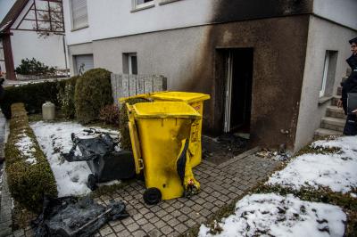 Aspach-Grossaspach: Gasflasche brennt im Keller - Mehrere Verletzte